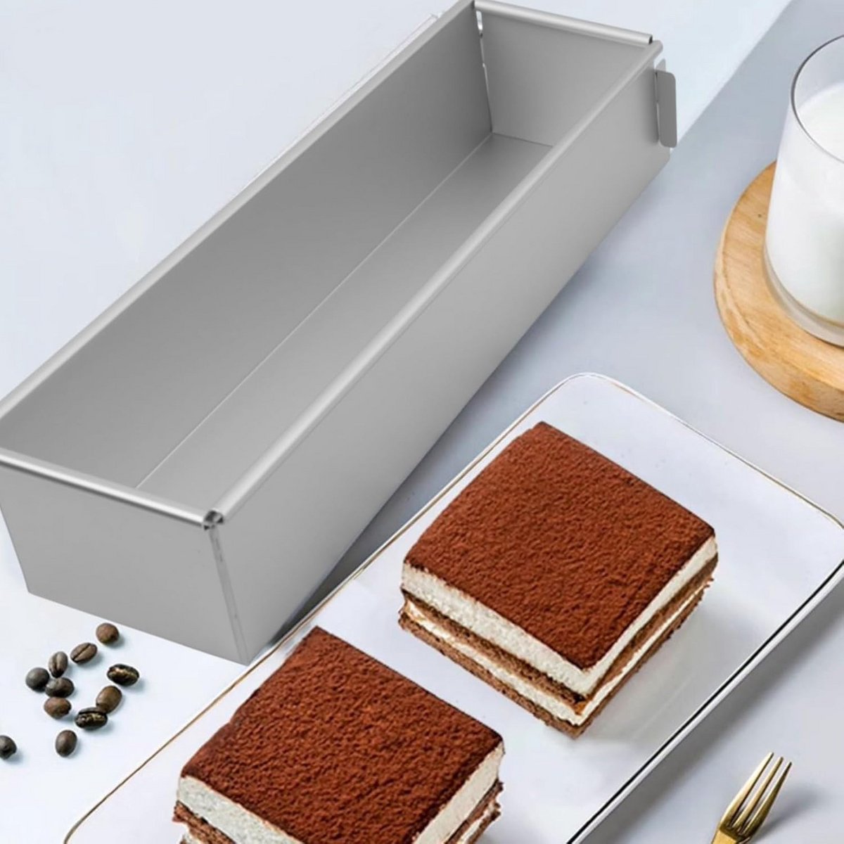Rechthoekige Brood Bakvorm van Aluminium voor Toast en Cake - Ovenbestendige Bakpan