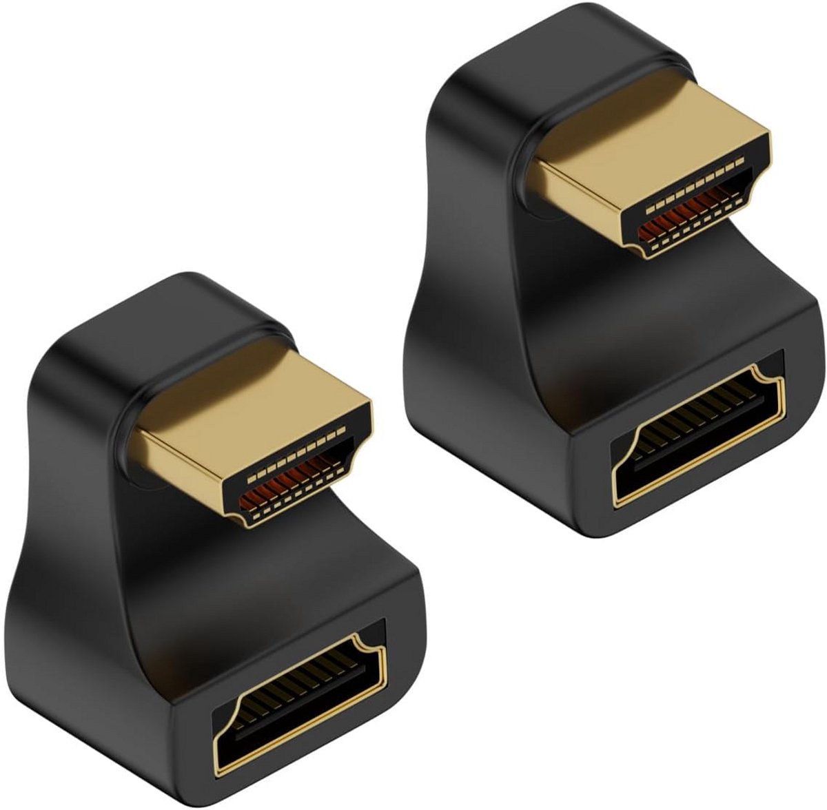 8K HDMI 2.1 U-Vormige Adapter 360 Graden Extender voor Betere Hoekverbindingen