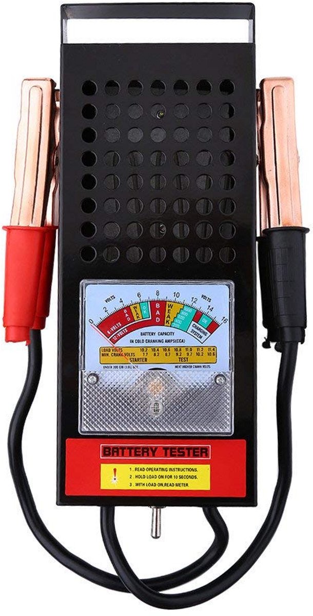 Accutester voor Auto en Vrachtwagen 6V-12V 100 Amp