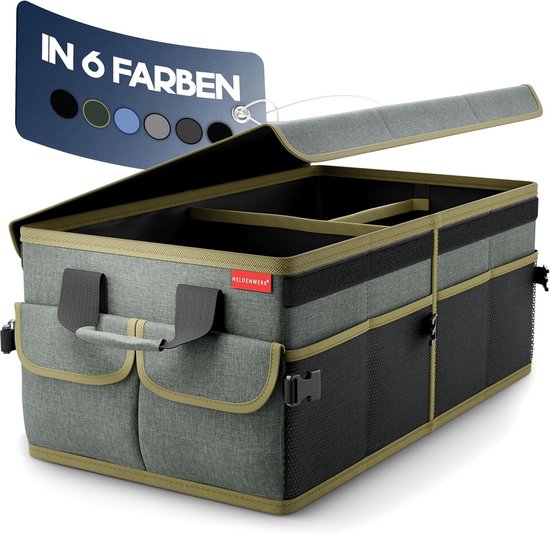 Thule Go Box Organizer – medium formaat – stabiele kofferbak-organizer – opvouwbaar – waterafstotend – opsteekbare afdekking – cargo- opbergaccessoires