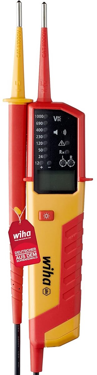 Spannings- en Continuïteitstester voor eMobility 1000V AC/1500V DC CAT IV