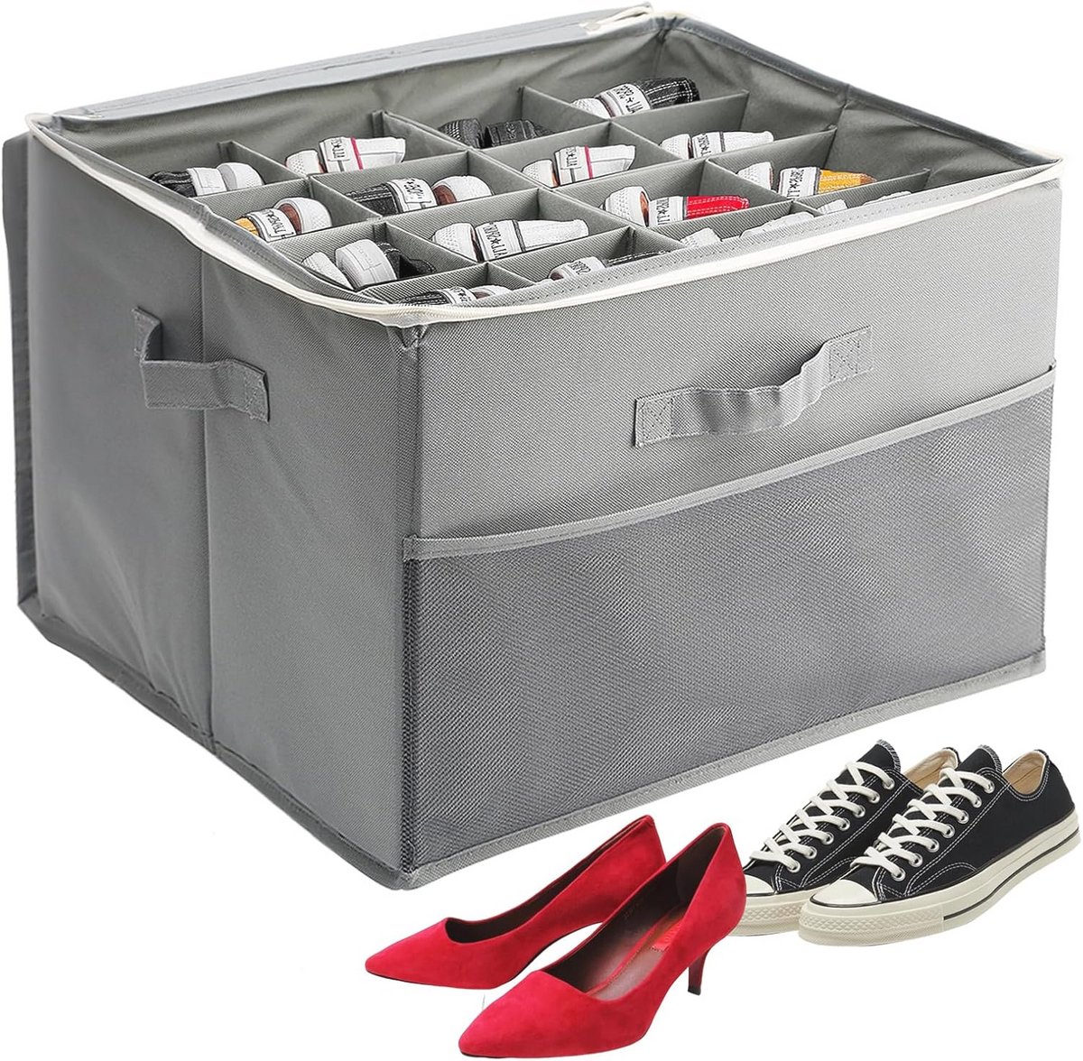 Schoenen Organizer met 16 Rasters - Opbergdoos voor Heren en Dames
