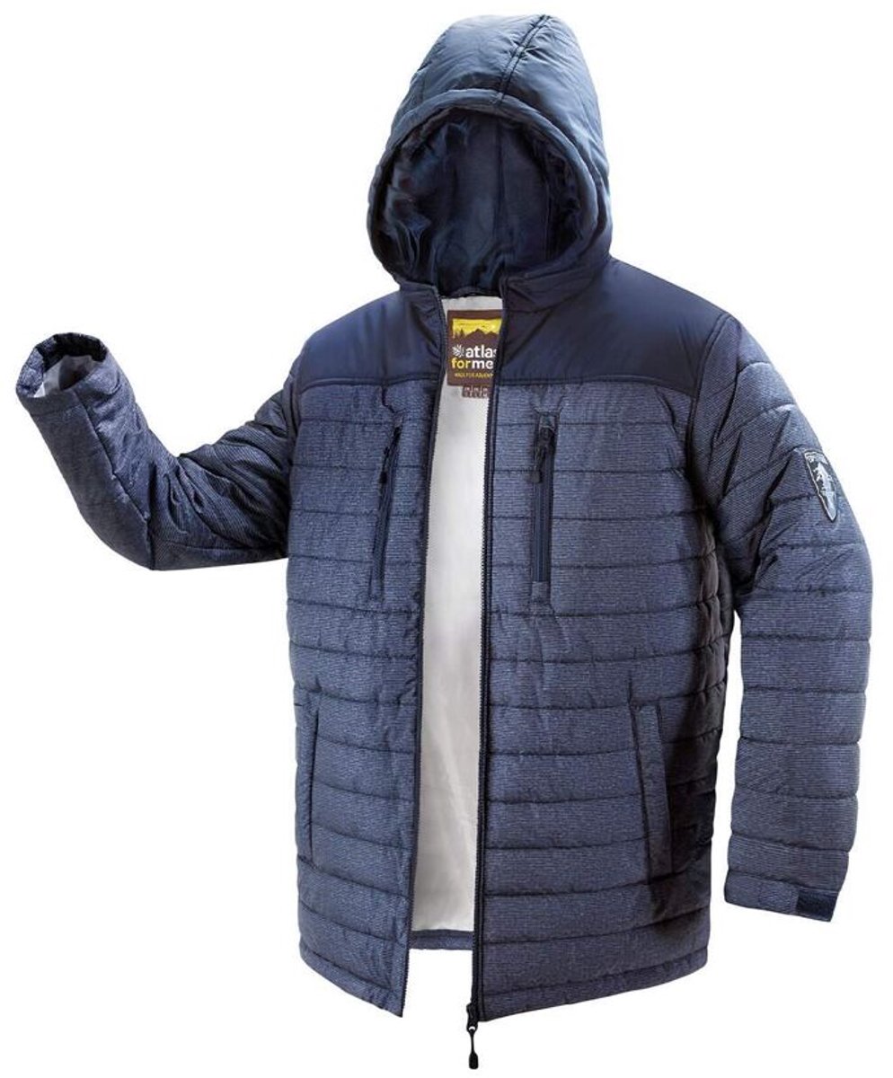 ATLAS FOR MEN - Gewatteerde parka - Heren - Verkrijgbaar in grote maten - XL