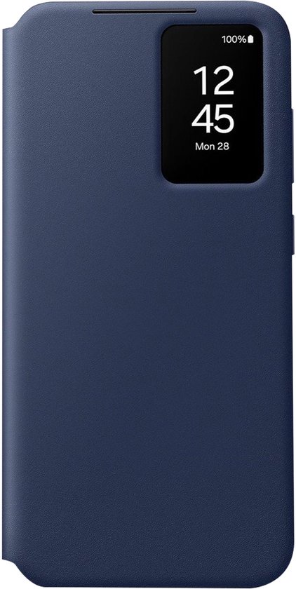 Étui portefeuille Samsung Smart View - Convient pour Samsung Galaxy S24 FE - Blauw