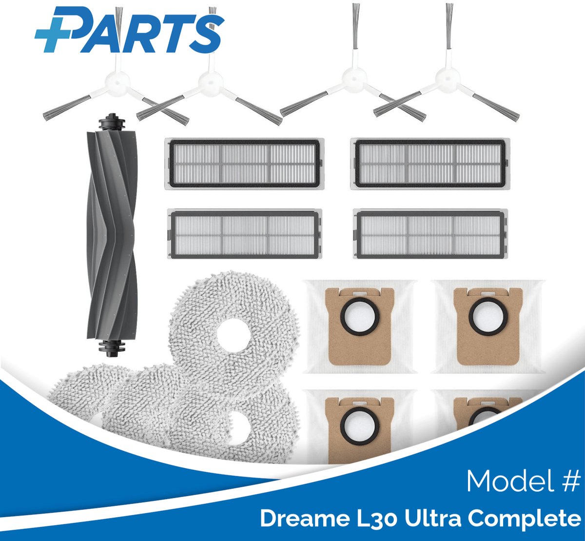 Dreame L30 Ultra Complete Onderhoudsset (Plus.Parts® alternatief voor RAK28)