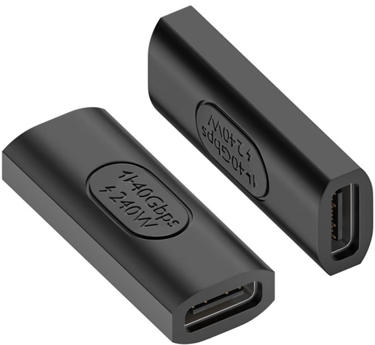 USB4 Type-C Vrouwelijke naar Vrouwelijke Verlengadapter - 40Gbps Data & 240W Opladen
