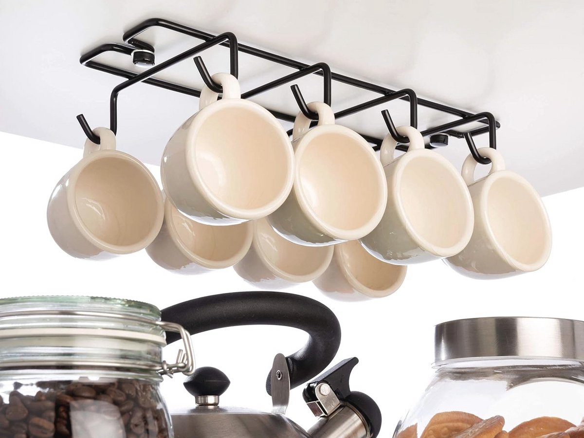 Bekerhouder met 8 Haken voor Keuken - Organizer voor Meubels