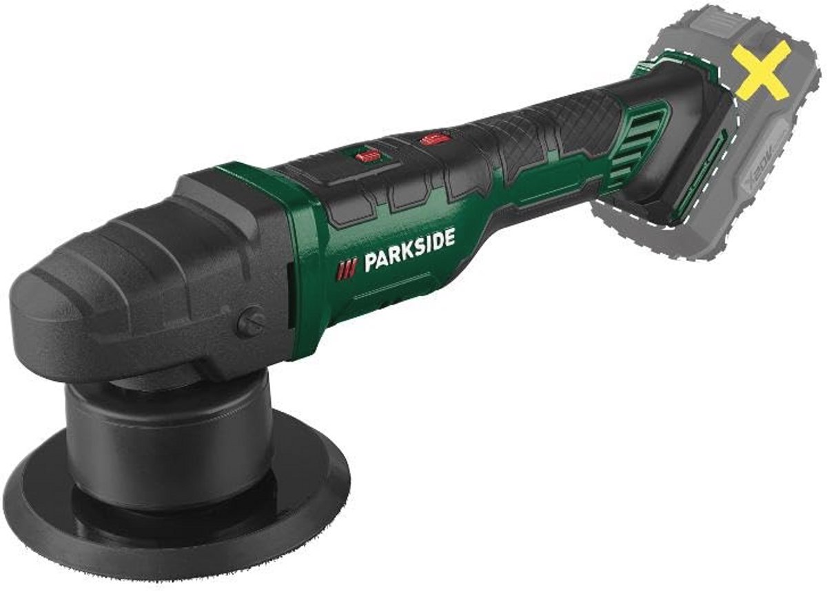 20V Accu Polijstmachine Ø 150 mm - Compacte Polijstmachine voor Krassen en Wasstraatresten