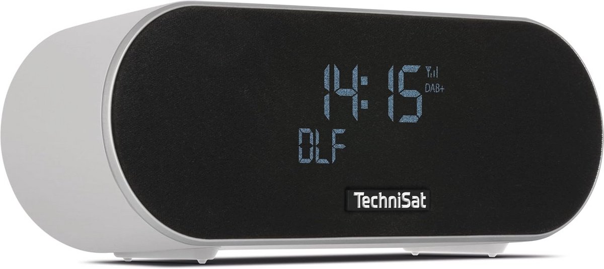 Premium stereo wekkerradio met bluetooth en USB-oplaadfunctie - DAB+ en FM, dubbel alarm, lichtsensor, snooze