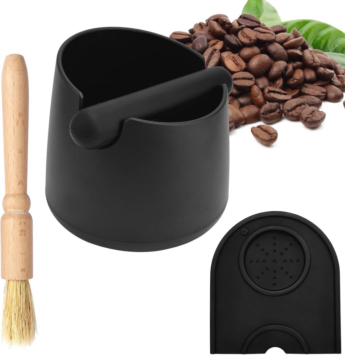Koffiedik box met afneembare staaf en reinigingsborstel - Perfect voor koffiemachines