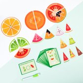 Fractions Montessori, apprentissage, speelgoed, enfants, fruits, fractions, présentateurs, école primaire, fournitures scolaires, outils mathématiques, jeux éducatifs