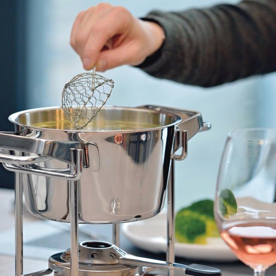 Fonduezeefjes 4 stuks - Vaatwasserbestendig roestvrij staal — afbeelding 2