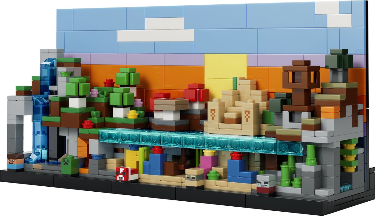 LEGO Minecraft Minibiomen Videogame Speelgoed voor Kinderen en Kinderkamer Decoratie - 21589 — cadeau in Spellen & Speelgoed - foto 6