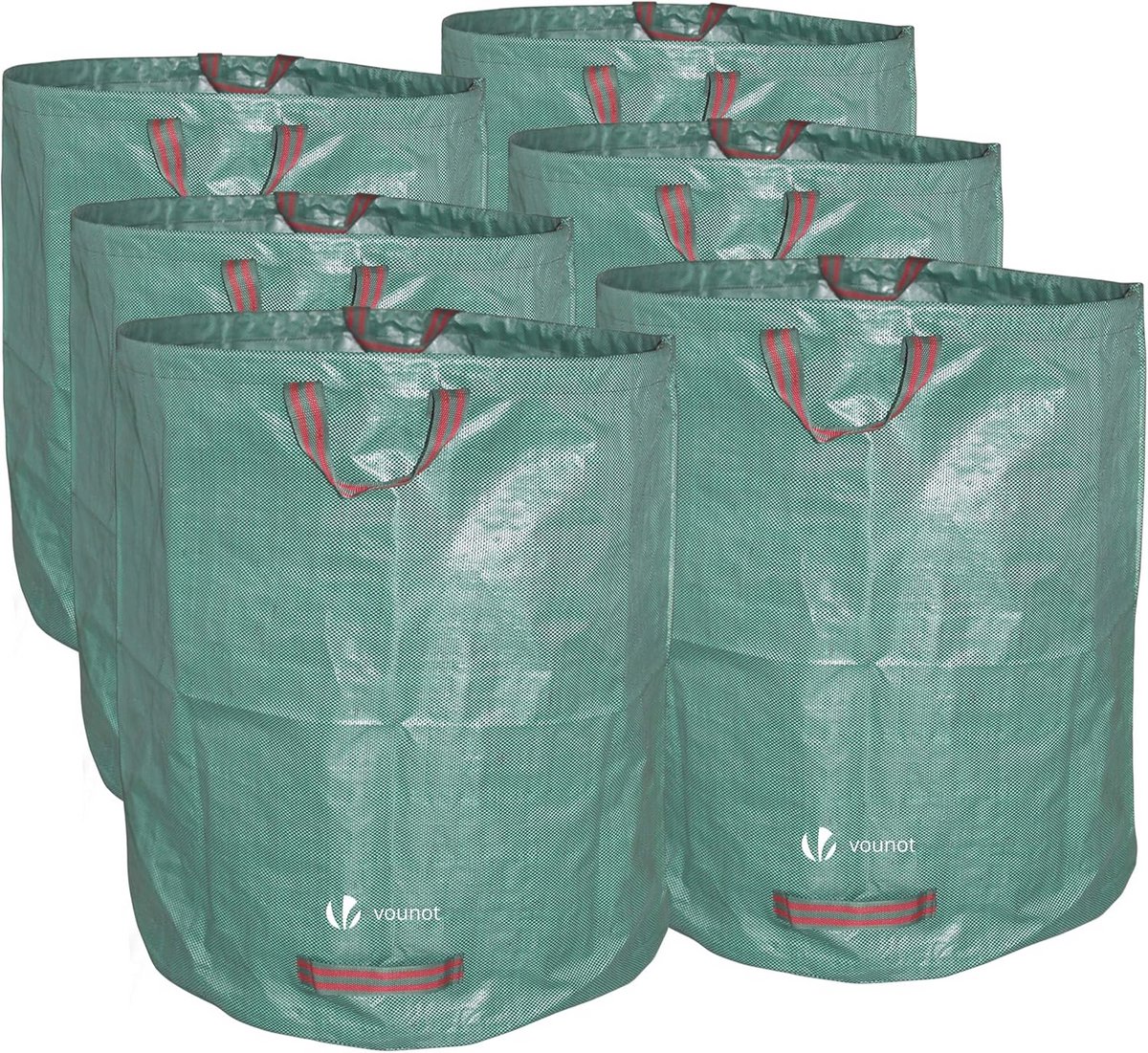 Tuinzakken XXL - Afvalzakken Tuin - Tuinafval Verzamelen - Robuust Polypropyleen - 272 Liter - Groen