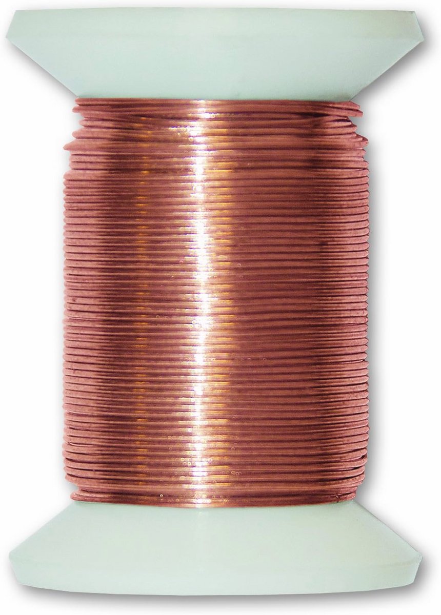 Koperdraad 0,4 mm - 30 m - Metallic voor Ophanging en Constructie