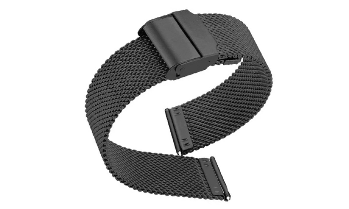 Horlogeband Mesh Black