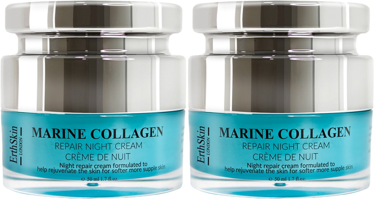 ErthSkin London Marine Collageen Nachtcrème set