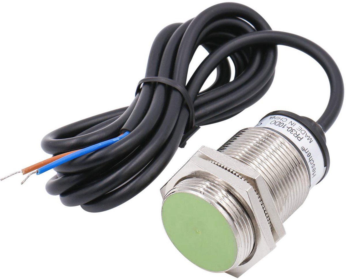 Inductieve Noodsensor Cilindrisch 10mm Sensing 12-24 VDC 2-draad afgeschermd NO