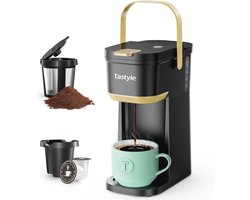 Compact Koffiezetapparaat voor Reis en Camping - Mini Koffiemaker met Draagbare Handgreep, 150-300 ml, Ideaal voor Kantoor en Thuis