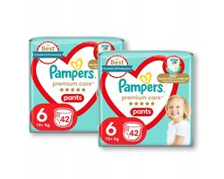 Pampers Premium Care Broekjes Maat 6 (15+ kg) - 2x42 st