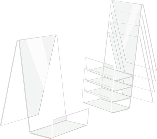 Kookboek displaystandaard | Houten rustieke receptenboekhouder voor