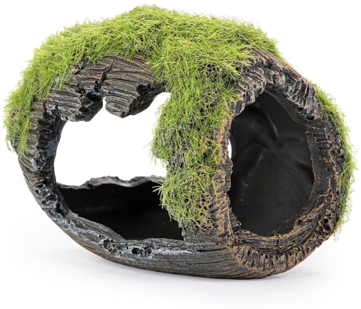 Happet Aquarium Decoratie: Vat met Mos - Grote Schuilplaats