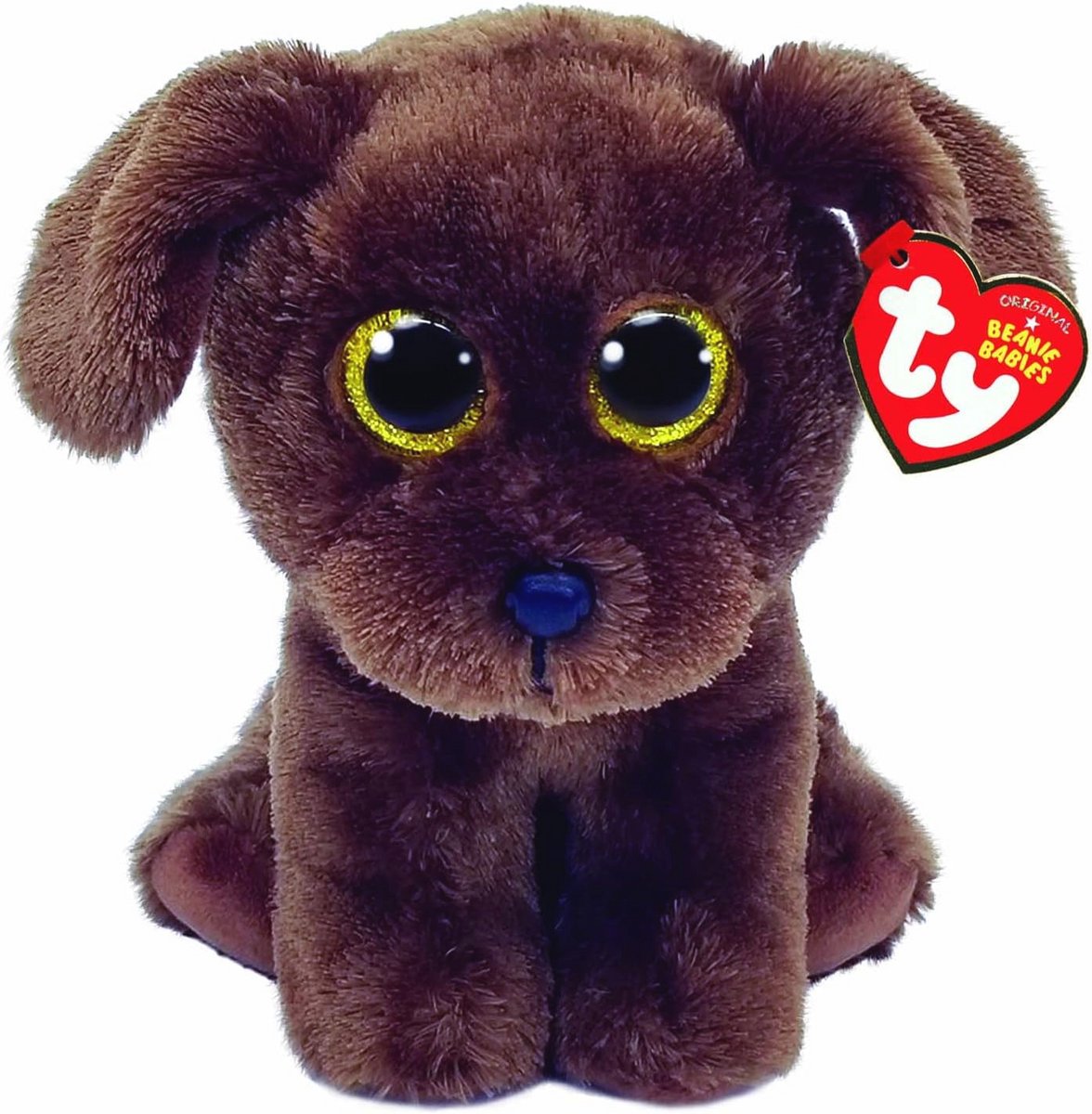 Zachte Beanie Baby Labrador Hondje 15 CM - Meerkleurig Knuffel