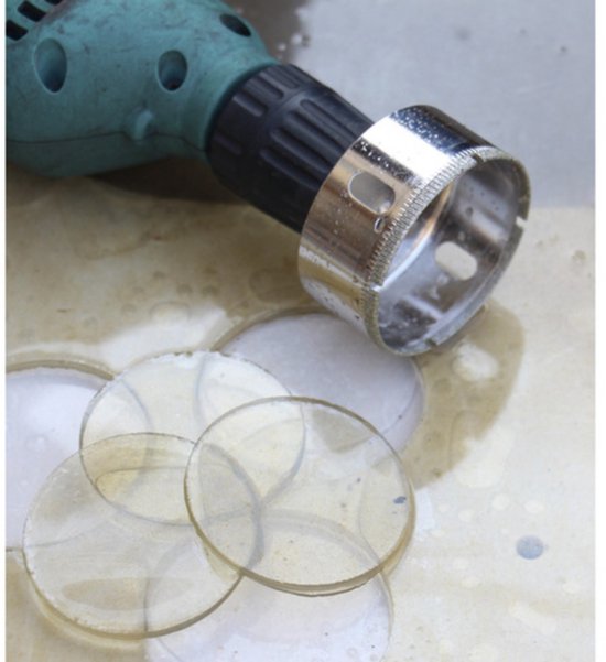 Coffret de 10 forets diamantés Bigstren pour professionnels - Ø 6, 8, 10, 16, 20, 28, 35, 45, 50 et 68 mm