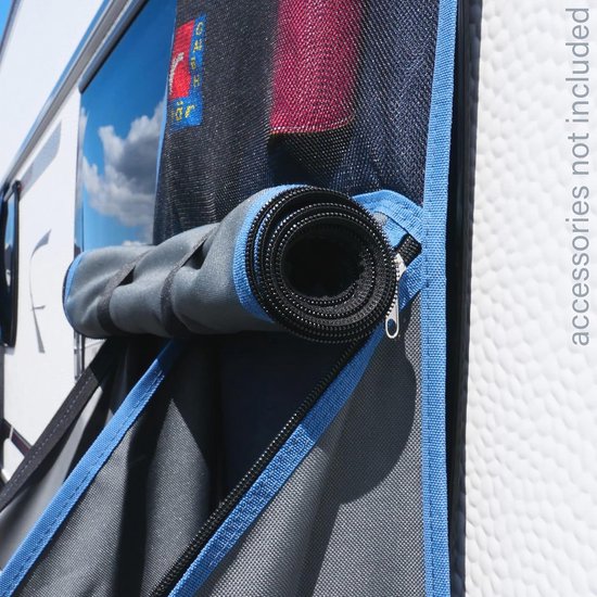 Caravan Organizer Schoenenrek - 10 vakken, 140 x 45 cm, multifunctioneel hangrek voor tent, voortent en caravan — afbeelding 3