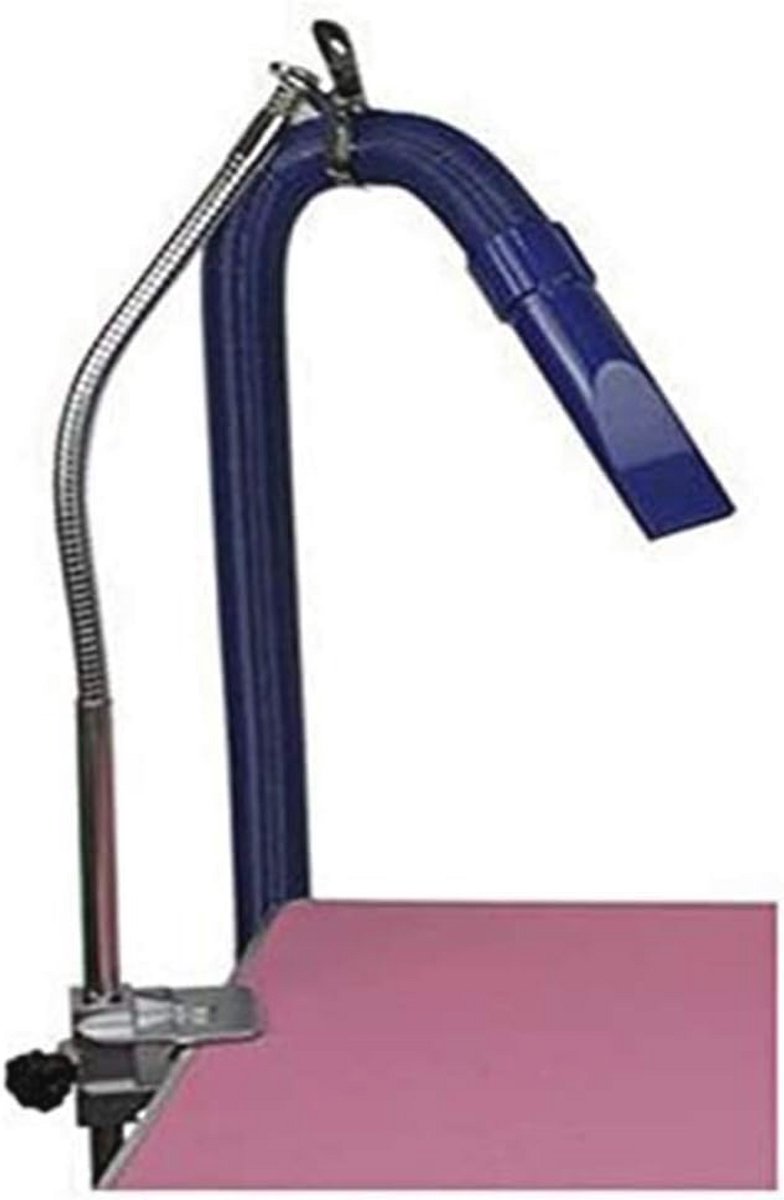 SudaTek Heavy Duty Hond Huisdier Grooming Tafel Föhn Stand Slang Tube Houder Handsfree RVS Groomers Verstelbare Derde Arm met Klem