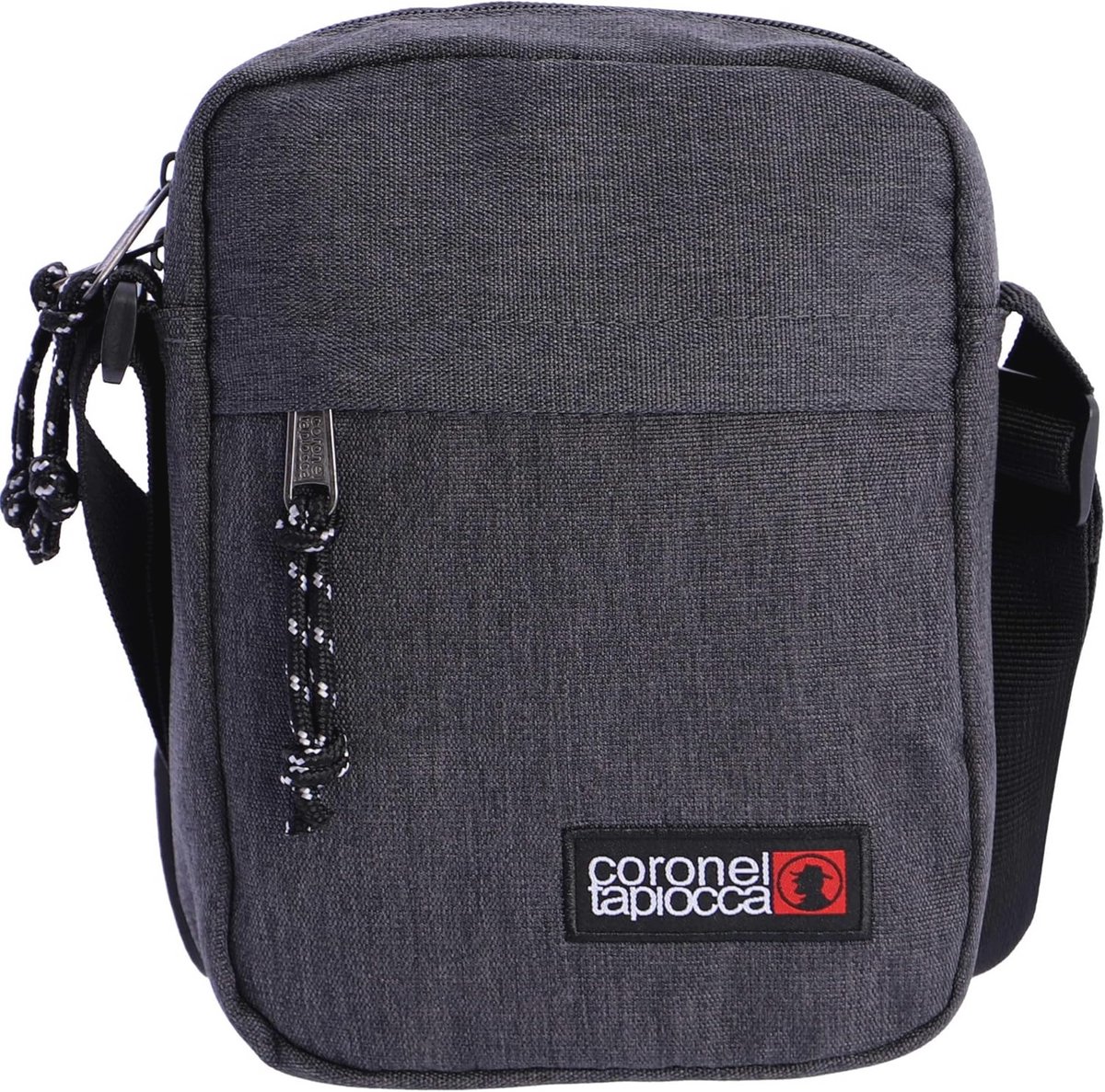 Coronel Tapiocca Bolso Para Hombre Bolso Bandolera Coronel Tapiocca Casual Bolsillos Y Cremallera Urban Men's Urban Shoulder Bag (1-Pack), Grey, shoulder bag