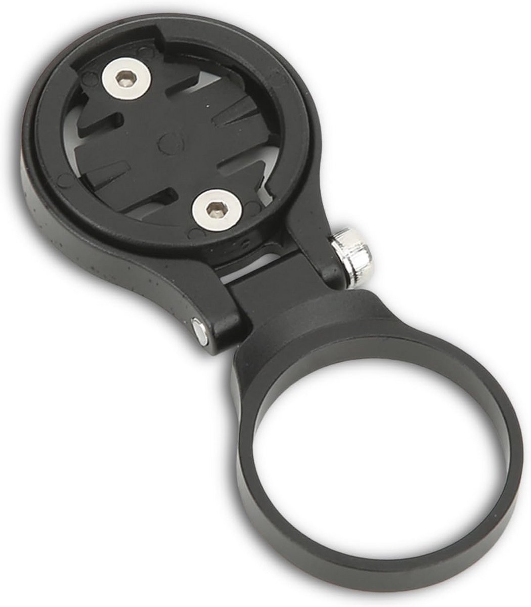 Dioche Bicycle Computer Holder, Aluminum Bicycle Bracket Extension Odometer Computer Holder (for Black)