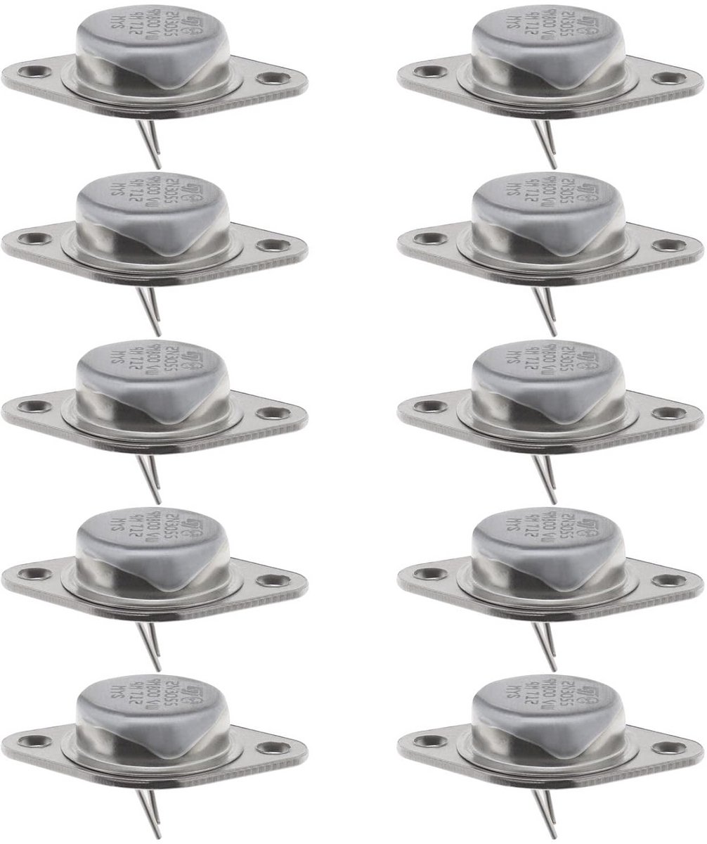 10 Stuks NPN Vermogenstransistoren 15A 100V voor Voedingscircuits en Regelaars