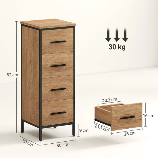 CARO-Möbel Bücherregal MEDA, Regal im Industrial Stil aus
