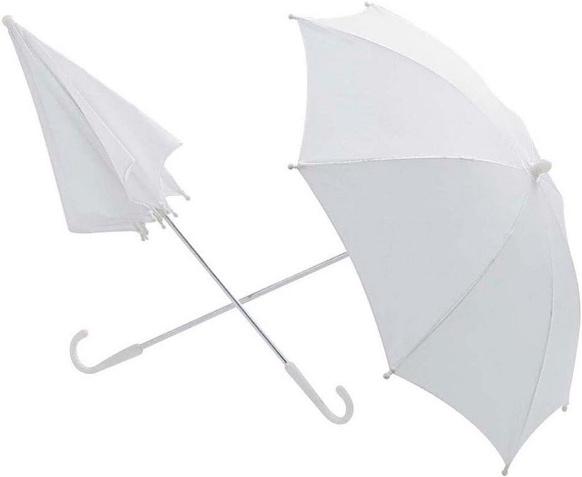 Witte Paraplu 60cm doorsnee