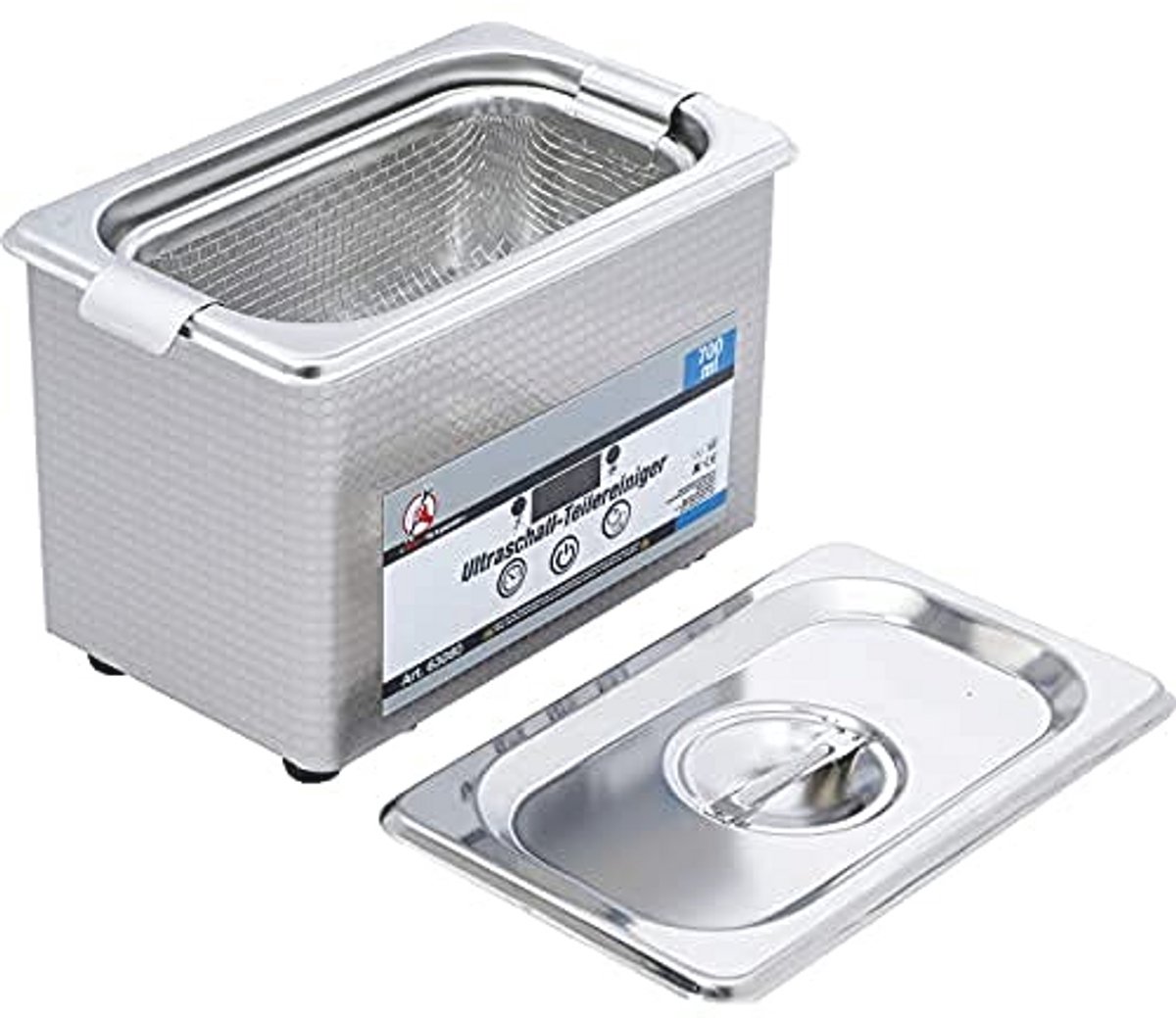 Ultrasone onderdelenreiniger 700 ml voor efficiënte reiniging van carburateurs, sieraden en meer