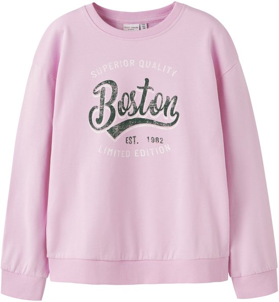 NAME IT - NKFVILOUI LS RLX SWEAT BRU - Meisjes - Sweaters