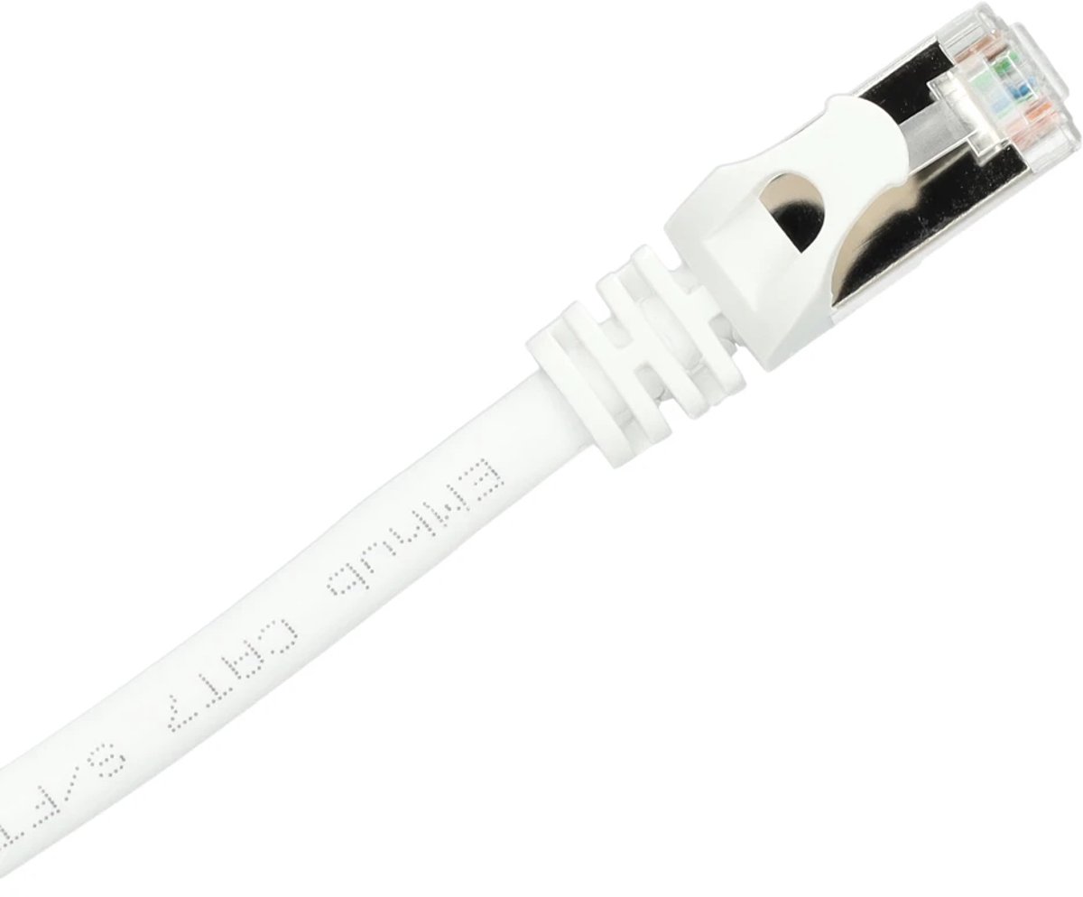 EMhub Cat7 S/FTP netwerkkabel 15 meter - wit (4080225)