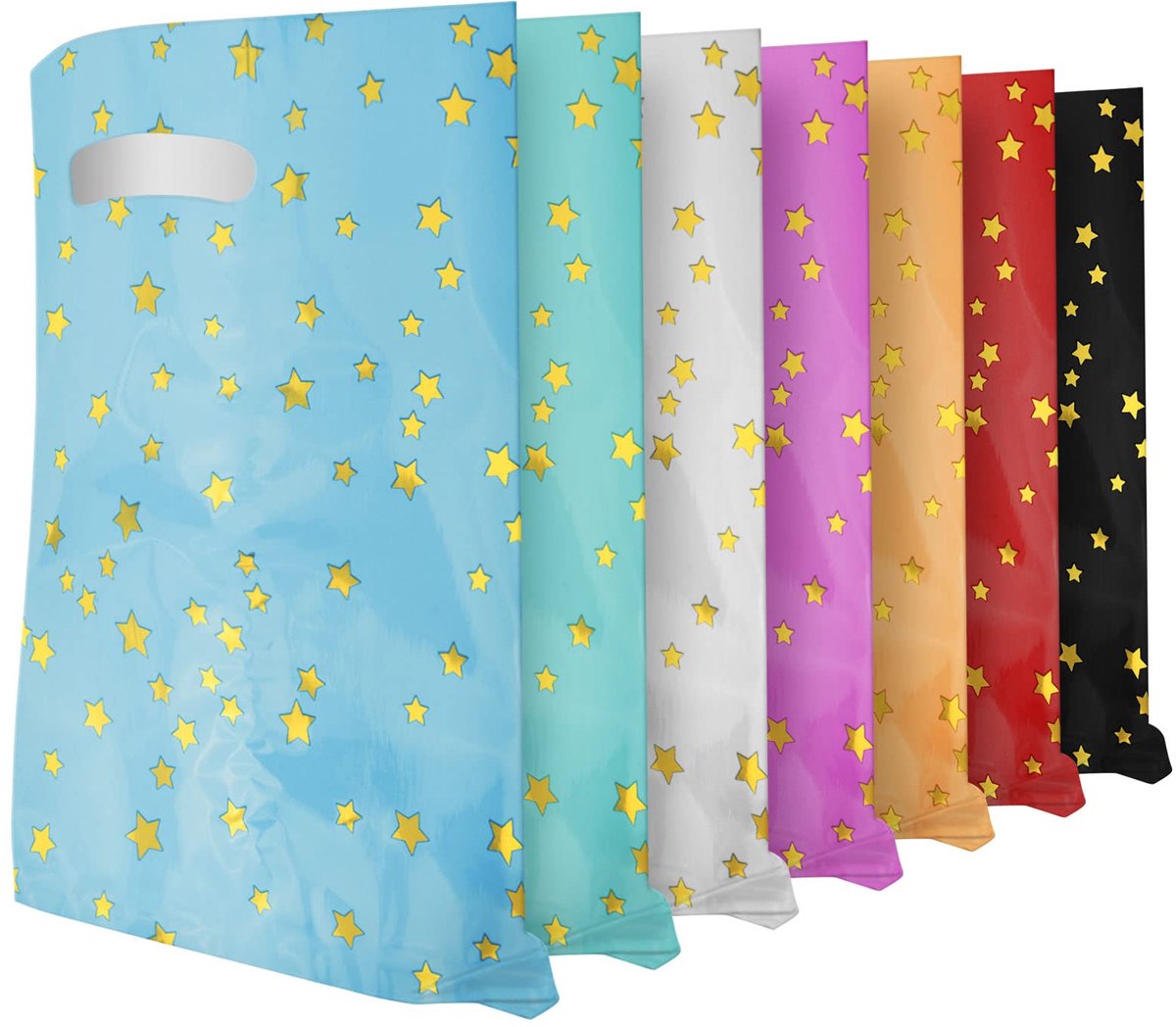 IMPERATORIS® Uitdeelzakjes met Strip/Stickers - Koekzakjes/Snoepzak/Geschenkzakjes - 49 stuks