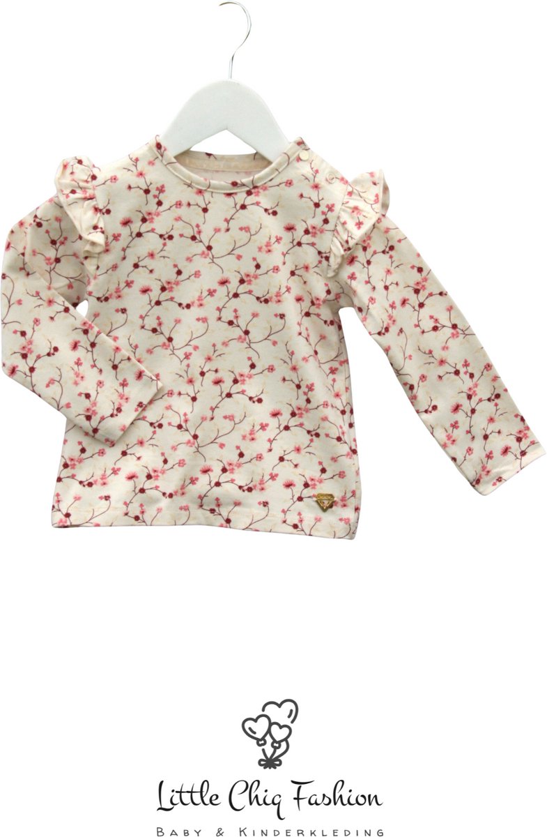 Little Chiq Baby top bloemenprint