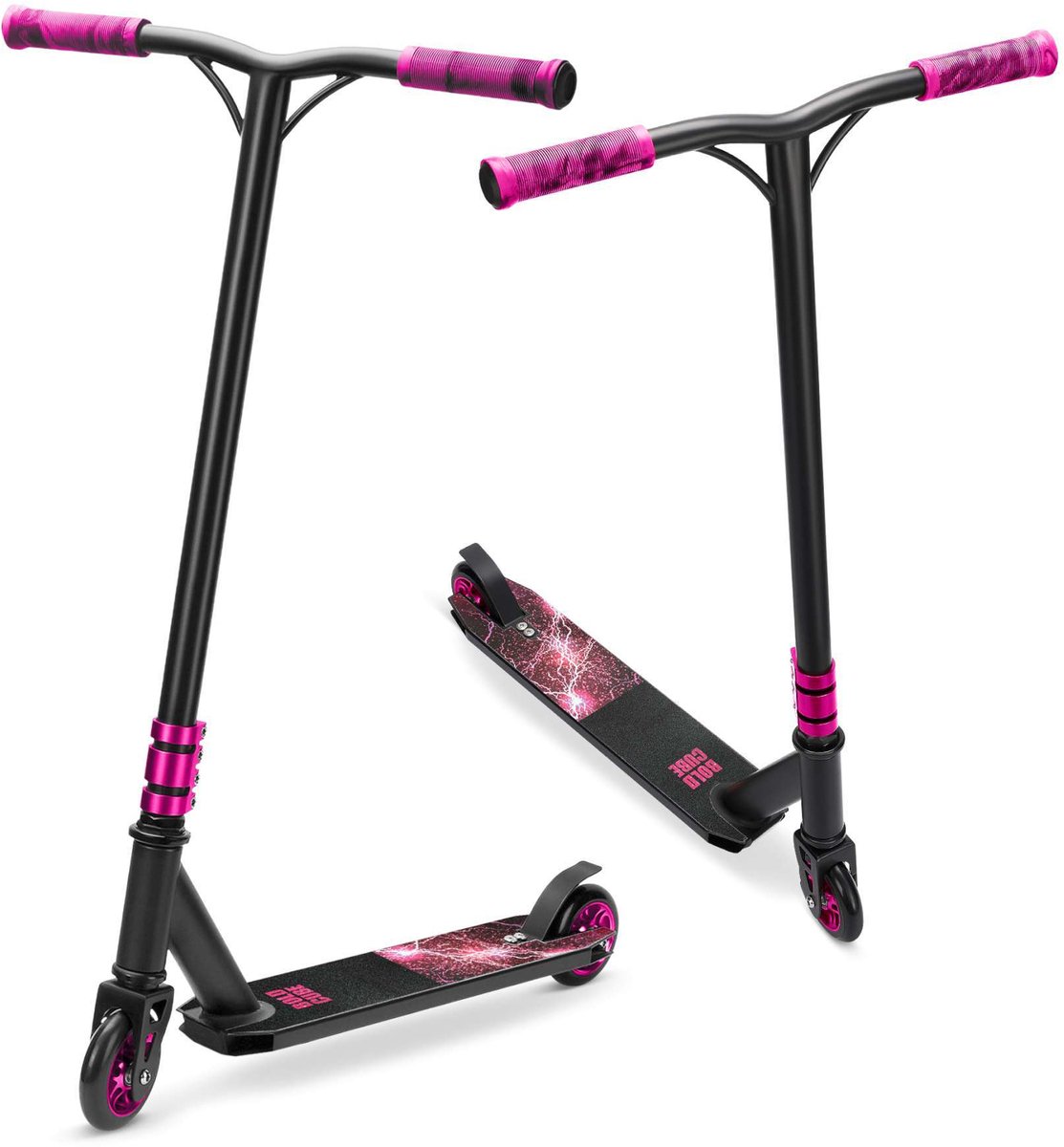 BOLDCUBE Deluxe Stuntstep - Roze