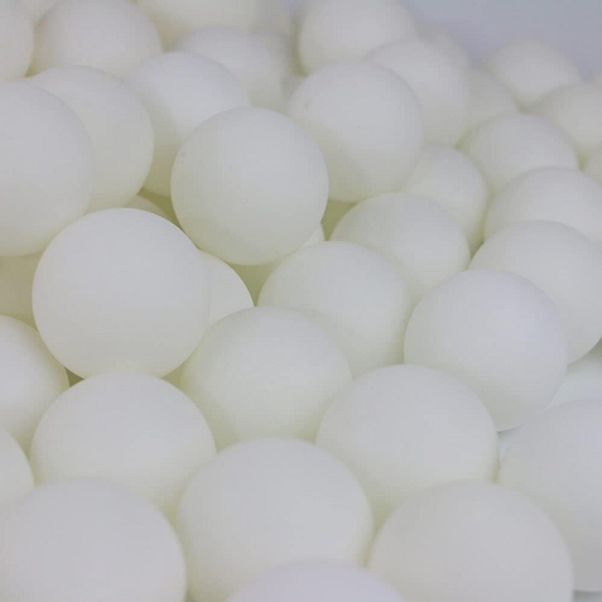 Set van 3 Witte Tafeltennisballen 40mm - Hoge Elasticiteit voor Club en Recreatief Spel