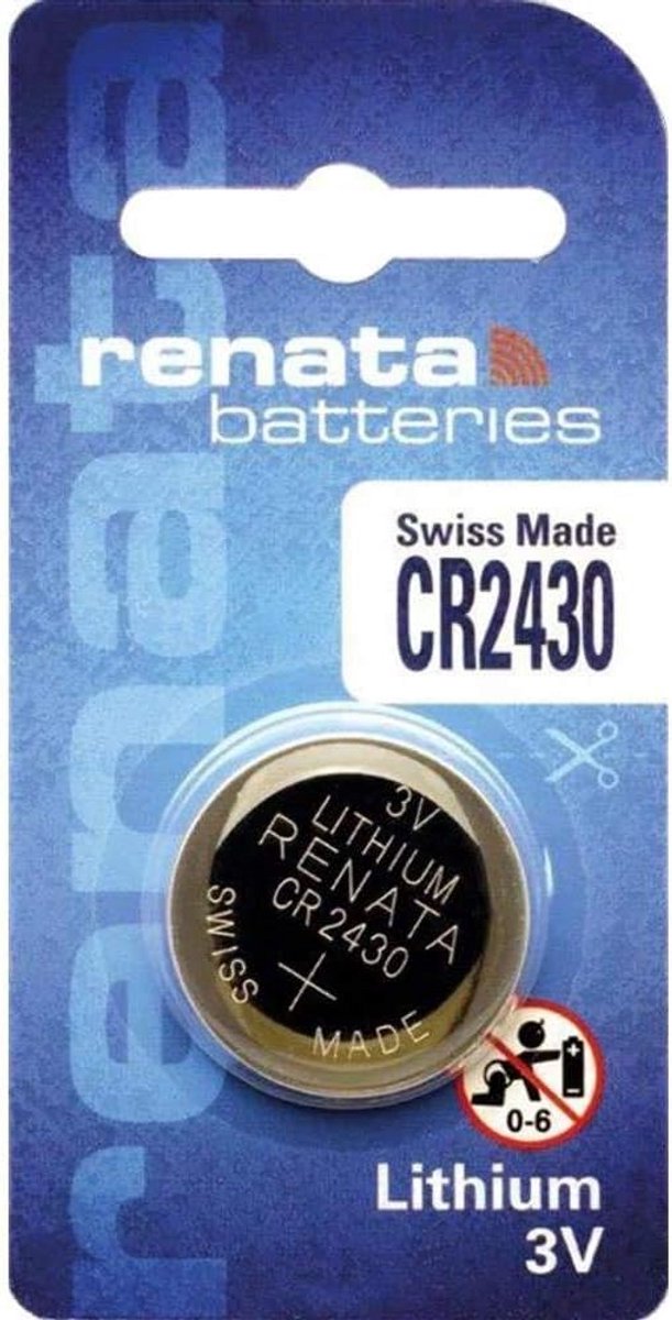 Lithium knoopbatterij CR2430 3V 285 mAh
