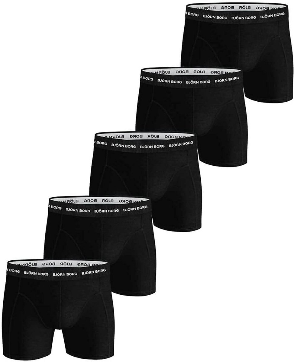 Essentiële Heren Boxerslips 5-Pack Katoen Stretch