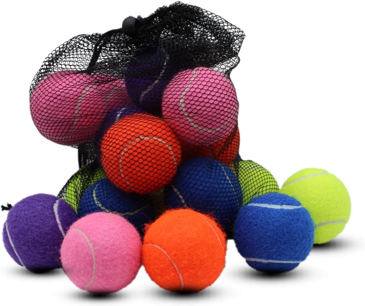 20 Stuks Trainings Tennisballen - Geschikt voor Spel, Training en Hondenspeelgoed