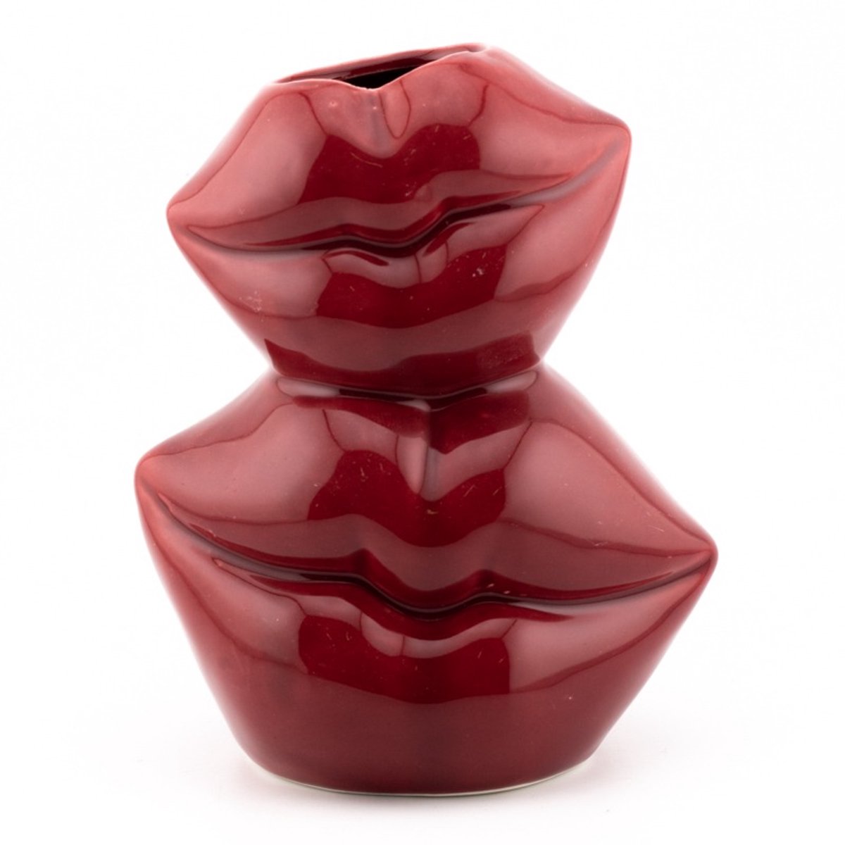 Homebound by Kolony Aardewerk vaas kisses Rood