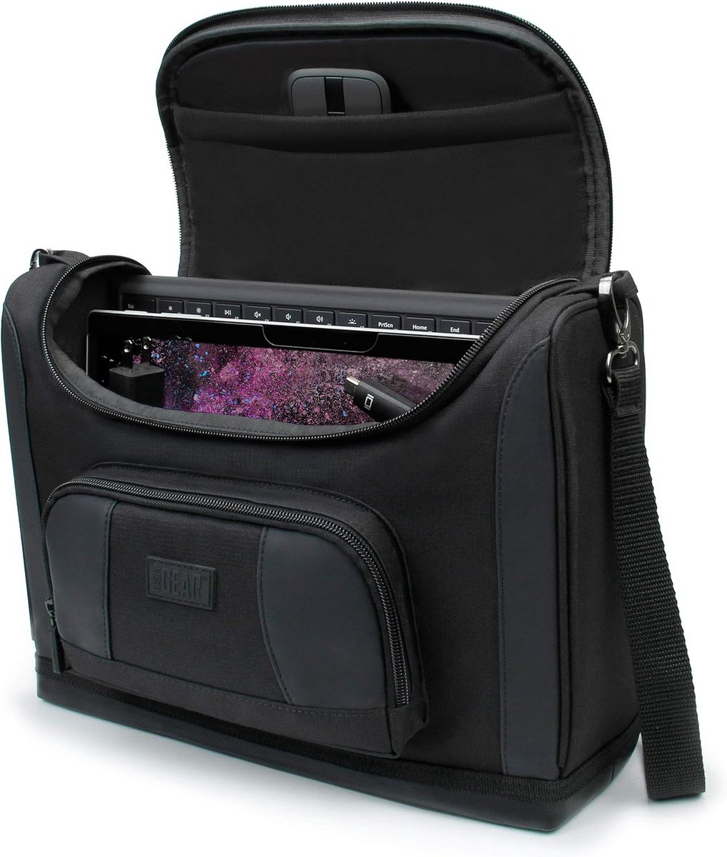 Compacte Schoudertas voor 12-13 Inch Tablets en Accessoires - Geschikt voor Tablet PC, Oplader, Muis en Toetsenbord