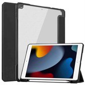 iPad 10.2 (2019) - iPad 10.2 (2020) - iPad 10.2 (2021) Tablet Cover - iMoshion Trifold Hardcase Bookcase - Zwart