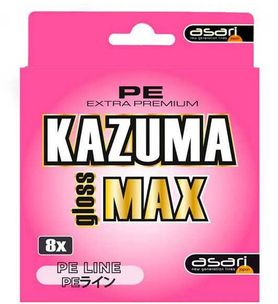 Asari Kazuma Gloss Max 150 M Gevlochten Vislijn Roze 0.140 mm