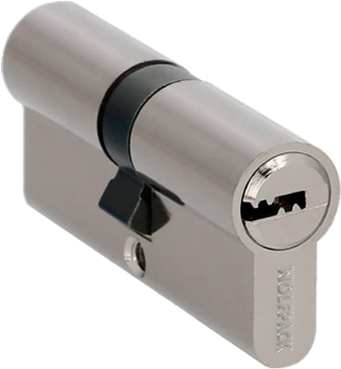 Veiligheidscilinder 30x30 mm Vernikkeld met 5 Sleutels